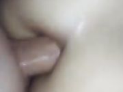 Big cock anal sex with girlfriend and cum in her ass