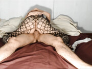 Desiring spouse in fishnet getting the sexual intercourse